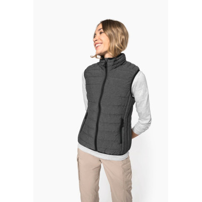 Ladies' lightweight sleeveless padded jacket
